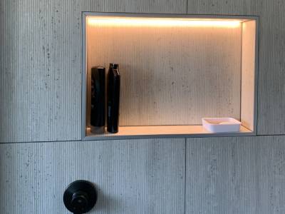 LED shower recess light - Christchurch bathroom