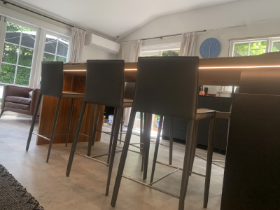 Under-bench LED lighting in Christchurch kitchen