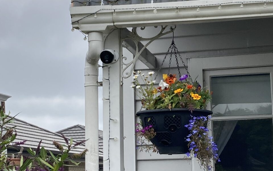 Outdoor weatherproof security camera installation - Christchurch